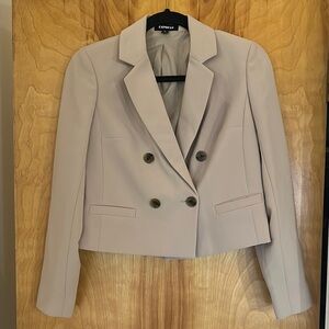 Cropped Women's Tan Blazer